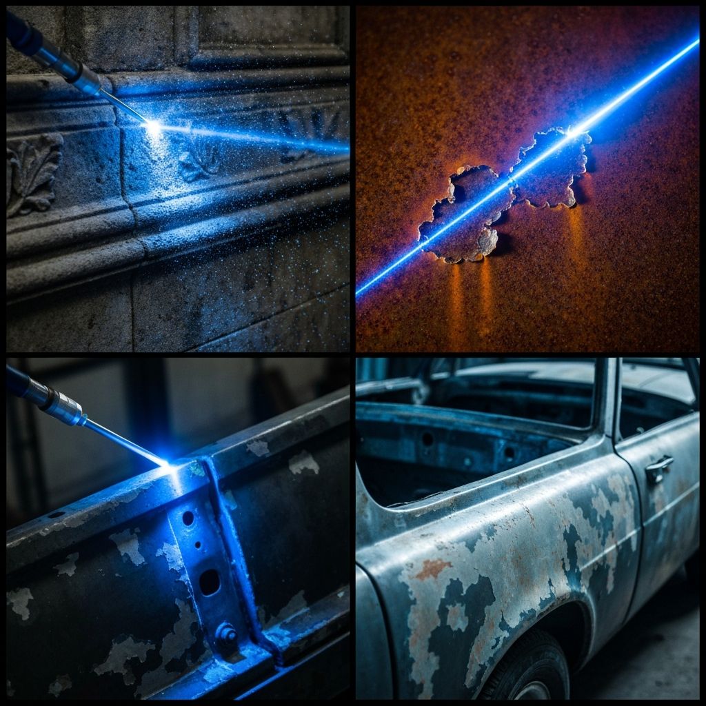 Applications du décapage laser